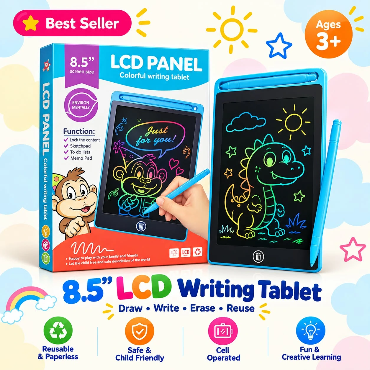 8.5 inch LCD Writing Tablet